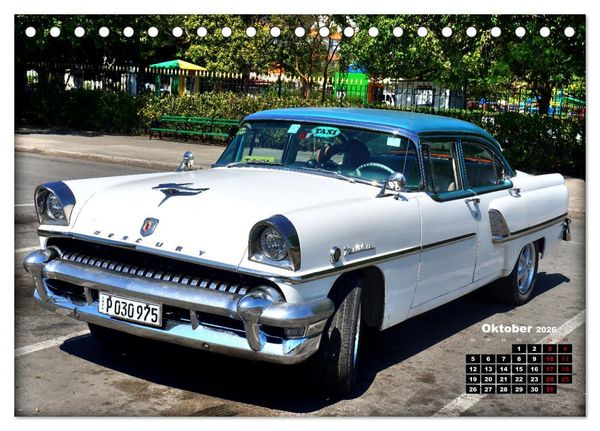 Produktbild: MERCURY '55 (Tischkalender 2026 DIN A5 quer), CALVENDO Monatskalender
