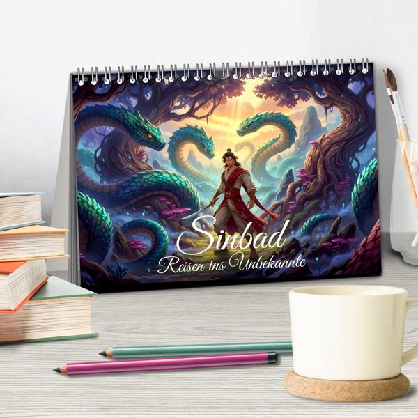 Produktbild: Sinbad &ndash; Reisen ins Unbekannte (Tischkalender 2027 DIN A5 quer), CALVENDO Monatskalender