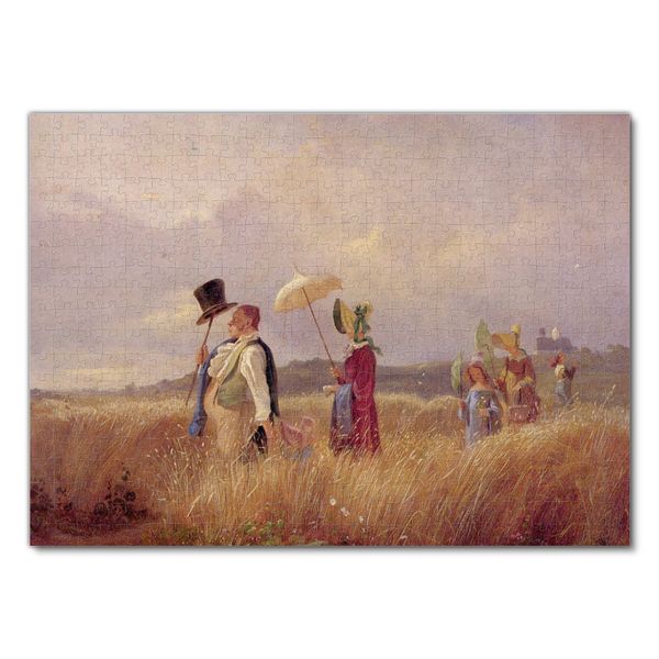 Produktbild: Lais Puzzle Carl Spitzweg - Der Sonntagsspaziergang 500 Teile