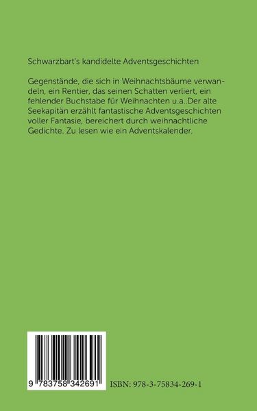 Produktbild: Schwarzbart's kandidelte Adventsgeschichten