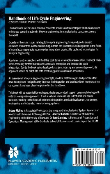 Produktbild: Handbook of Life Cycle Engineering