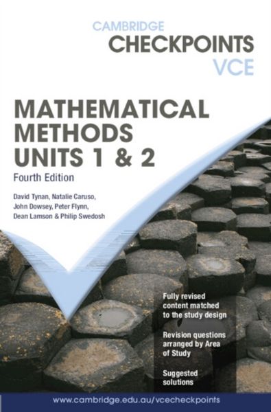 Produktbild: Tynan, D: Cambridge Checkpoints VCE Mathematical Methods Uni