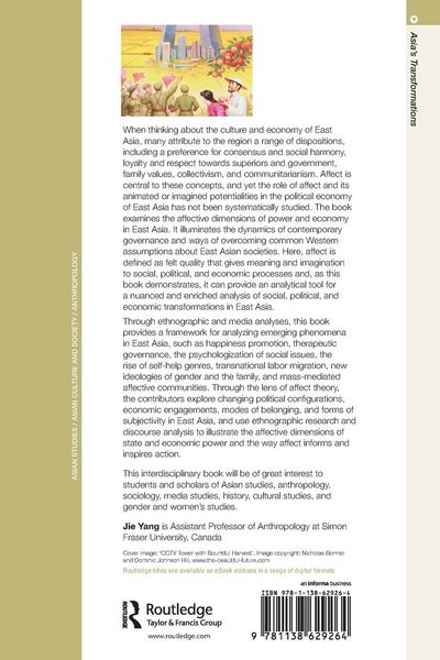 Produktbild: The Political Economy of Affect and Emotion in East Asia