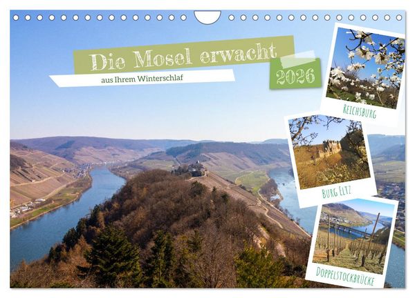 Die Mosel erwacht aus Ihrem Winterschlaf (Wandkalender 2026 DIN A4 quer), CALVENDO Monatskalender