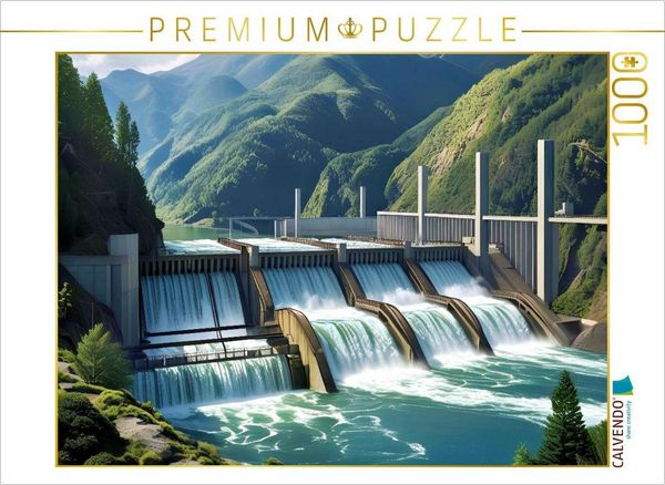 Produktbild: CALVENDO Puzzle Wasserkraftwerke | 1000 Teile Lege-Gr&ouml;&szlig;e 64x48cm Foto-Puzzle f&uuml;r gl&uuml;ckliche Stunden