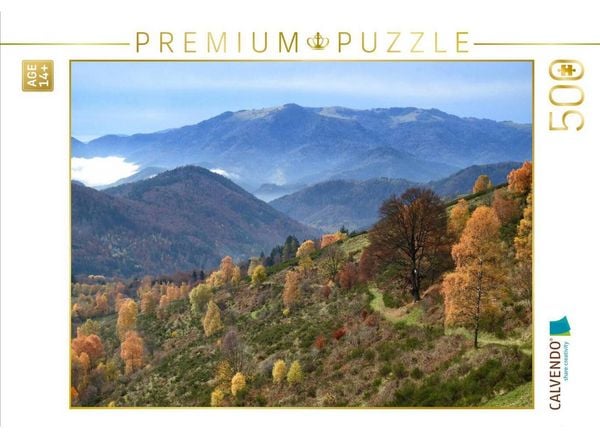 CALVENDO Puzzle Vogesen Stimmung, Elsass | 500 Teile Lege-Größe 48 × 36 cm Foto-Puzzle für Erwachsene