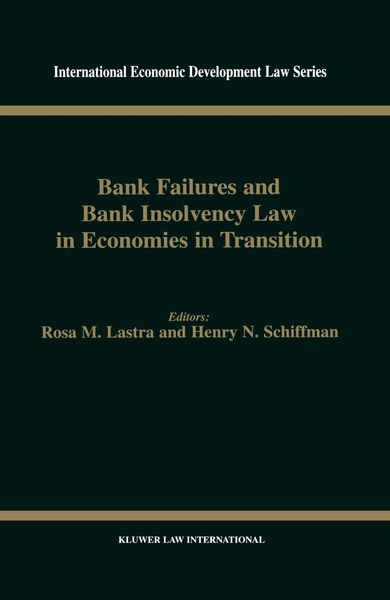 Produktbild: Bank Failures and Bank Insolvency Law in Economies in Transition