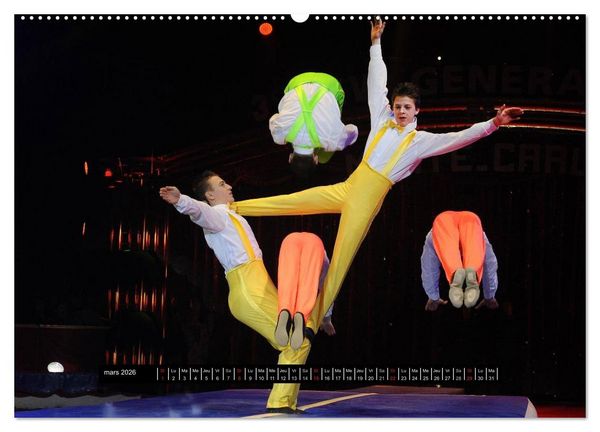 Produktbild: Les cadets du cirque &agrave; Monaco (Calendrier mural 2026 DIN A2 vertical) calendrier de bureau