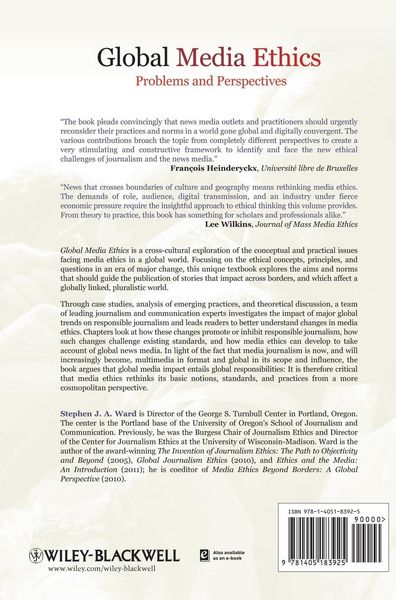 Produktbild: Global Media Ethics
