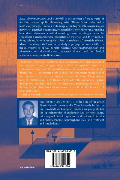Produktbild: Basic Electromagnetism and Materials