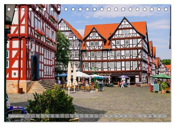 Produktbild: Ein Blick auf Melsungen (Tischkalender 2026 DIN A5 quer), CALVENDO Monatskalender