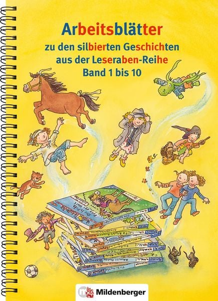 Produktbild: Der Leserabe mit Silbentrenner. Arbeitsblätter zu Band 1 bis 10