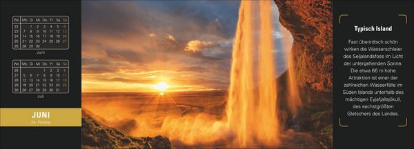 Produktbild: Naturparadiese Premium-Tischplaner 2027 - Wochenkalender mit 53 Fotografien