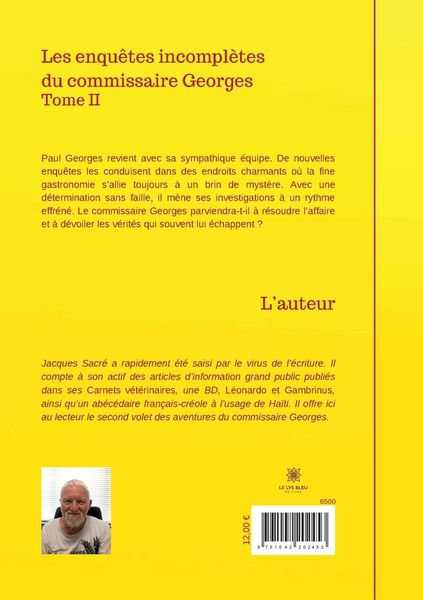 Produktbild: Jacques Sacr&eacute;: Enqu&ecirc;tes incompl&egrave;tes du commissaire Georges