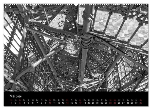 Produktbild: Der Gusseiserne Turm zu L&ouml;bau (hochwertiger Premium Wandkalender 2026 DIN A2 quer), Kunstdruck in Hochglanz