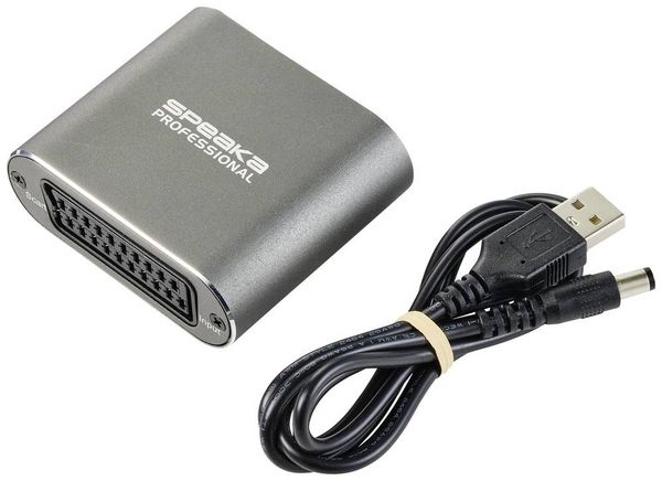 Produktbild: SpeaKa Professional TV, Monitor Konverter SP-SHC-200 [SCART - HDMI] 1920 x 1080 Pixel