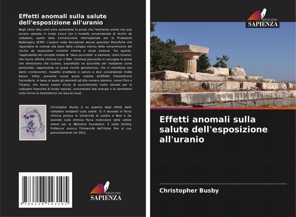 Produktbild: Effetti anomali sulla salute dell'esposizione all'uranio