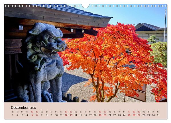 Produktbild: Japan im Herbst (Wandkalender 2026 DIN A3 quer), CALVENDO Monatskalender