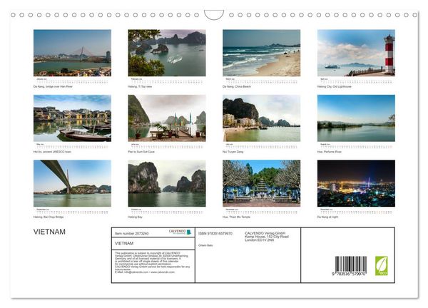 Produktbild: VIETNAM (Wall Calendar 2026 DIN A3 landscape), CALVENDO 12 Month Wall Calendar
