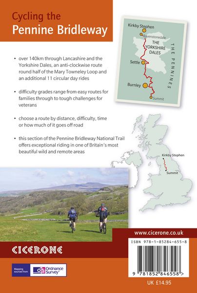 Produktbild: Cycling the Pennine Bridleway