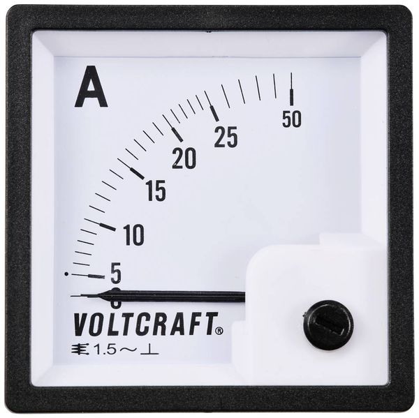 Produktbild: VOLTCRAFT AM-72X72/25A AM-72X72/25A Analog-Einbaumessger&auml;t AM-72X72/25A 25A Dreheisen