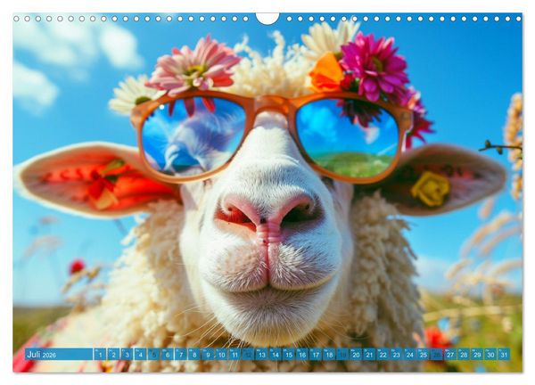 Produktbild: Witzige Tier-Selfies. Lustige Portraits aus der Tierwelt (Wandkalender 2026 DIN A3 quer), CALVENDO Monatskalender