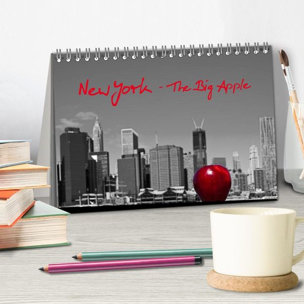 Produktbild: New York &ndash; The Big Apple (Tischkalender 2026 DIN A5 quer), CALVENDO Monatskalender