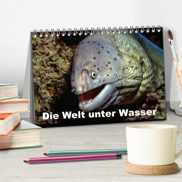 Produktbild: Die Welt unter Wasser (Tischkalender 2026 DIN A5 quer), CALVENDO Monatskalender