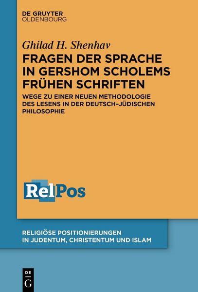 Produktbild: Fragen der Sprache in Gershom Scholems fr&uuml;hen Schriften