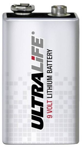 Ultralife U9VL-J-P 6LR61 9V Block-Batterie Lithium 1200 mAh 9V 1St.