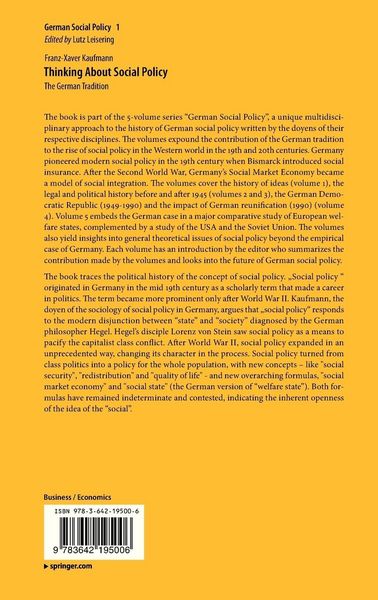Produktbild: Thinking About Social Policy