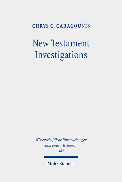 Produktbild: New Testament Investigations