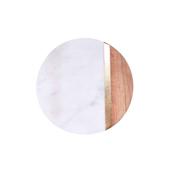 BUTLERS MARBLE KITCHEN Untersetzer mit Goldstreifen Ø10cm