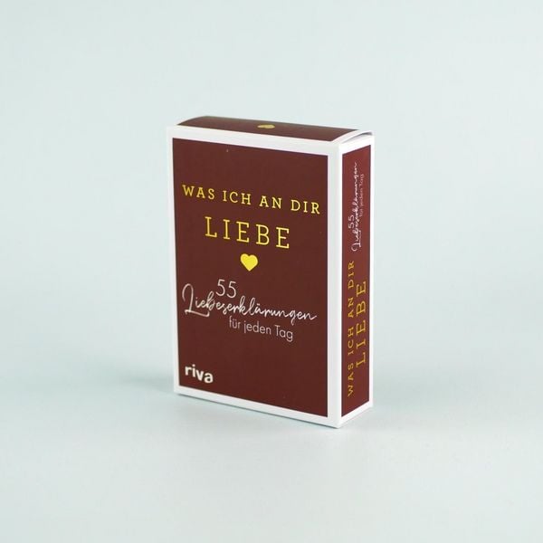Produktbild: Was ich an dir liebe &ndash; 55 Liebeserkl&auml;rungen f&uuml;r jeden Tag