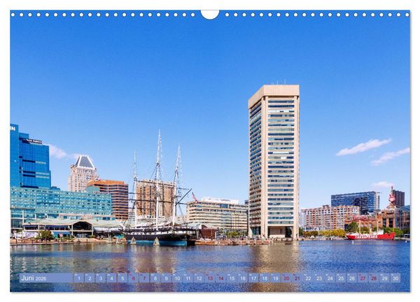 Produktbild: Baltimore. Maritimer Charme an der Ostk&uuml;ste der USA (Wandkalender 2026 DIN A3 quer), CALVENDO Monatskalender