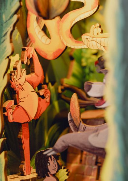 Produktbild: Book Nook DIY B&uuml;cherecke Disney Das Dschungelbuch