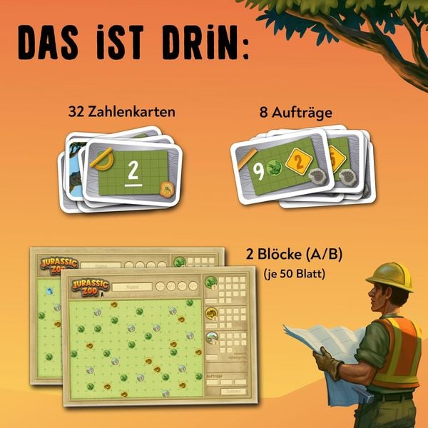Produktbild: Jurassic Zoo &ndash; Dinos einz&auml;unen & Punkte abr&auml;umen