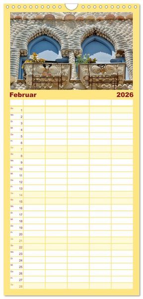 Produktbild: Familienplaner 2026 - Castellon die etwas andere Provinz mit 5 Spalten (Wandkalender, 21 x 45 cm) CALVENDO