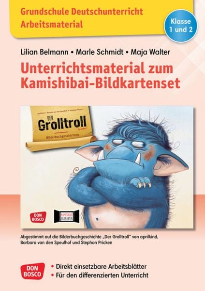 Grundschule Deutschunterricht. Unterrichtsmaterial zum Kamishibai-Bildkartenset: Der Grolltroll, Geheftet von Lilian Belmann,Marle Schmidt,Maja