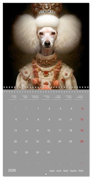 Produktbild: If dogs were humans (Wall Calendar 2026 12 &times; 12 Inch) CALVENDO 12 Month Wall Calendar