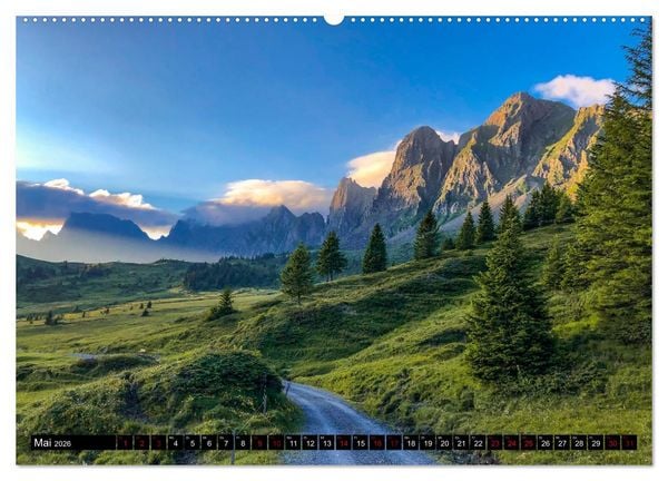 Produktbild: Alpen - Schweiz und Vorarlberg (Wandkalender 2026 DIN A2 quer), CALVENDO Monatskalender