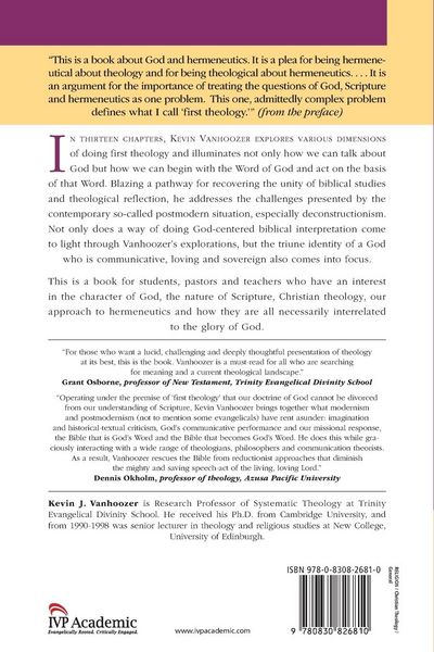 Produktbild: First Theology