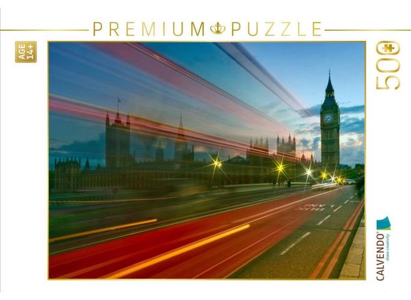 CALVENDO Puzzle LONDON Houses of Parliament | 500 Teile Lege-Größe 48 × 36 cm Foto-Puzzle für Erwachsene
