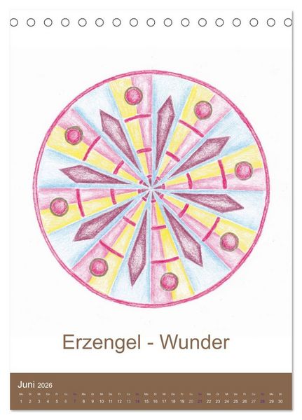 Produktbild: Atlantisheilsymbole (Tischkalender 2026 DIN A5 hoch), CALVENDO Monatskalender
