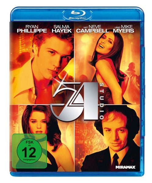 Studio 54 von Mark Christopher, Salma Hayek, Mike Myers, Ryan Phillippe,  Neve Campbell, Sela Ward mit Salma Hayek, Mike Myers, Ryan Phillippe, Neve  Campbell, Sela Ward. Filme | Orell Füssli