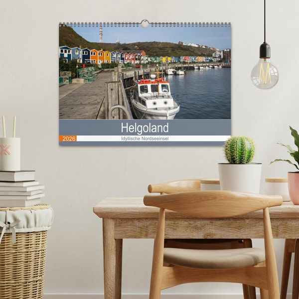 Produktbild: Helgoland - idyllische Nordseeinsel (Wandkalender 2026 DIN A3 quer), CALVENDO Monatskalender