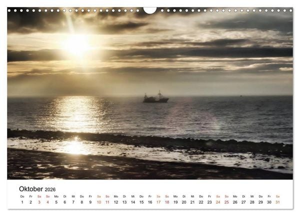 Produktbild: Wieder an der Nordsee (Wandkalender 2026 DIN A3 quer), CALVENDO Monatskalender