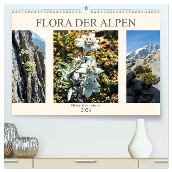 Produktbild: Flora der Alpen (hochwertiger Premium Wandkalender 2026 DIN A2 quer), Kunstdruck in Hochglanz