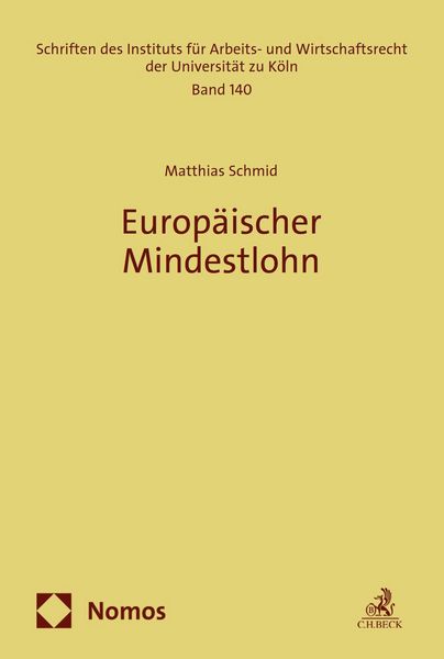 Produktbild: Europ&auml;ischer Mindestlohn