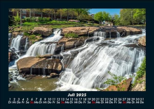 Produktbild: Wasserf&auml;lle 2025 Fotokalender DIN A5